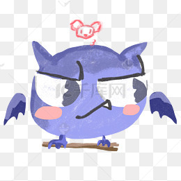 万圣节蝙蝠小恶魔png