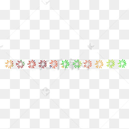 可爱兔子白云卡通分割线