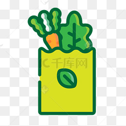 松树风景矢量插画png