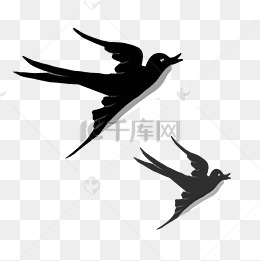 清明节燕子png素材