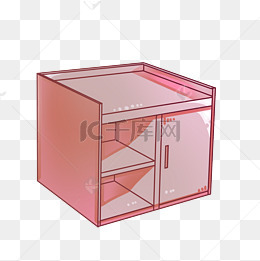 家具柜子卡通插画