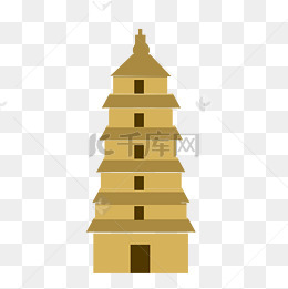 西安大雁塔建筑物
