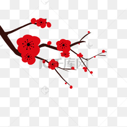 一枝梅花