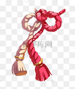 卡通日本绳结插画