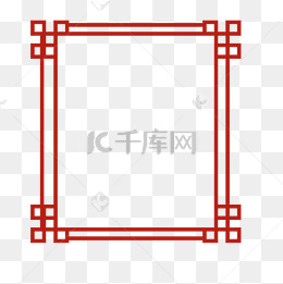 边框古风花纹边框