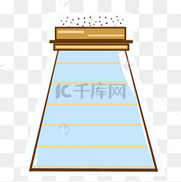 盐瓶装饰便签插画