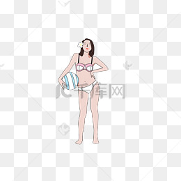 比基尼美女