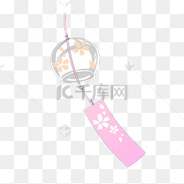 夏日手绘风铃清新免抠png素材