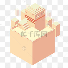 卡通沙堡