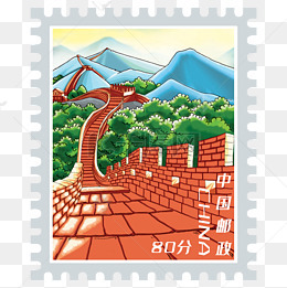 下雨云朵邮票