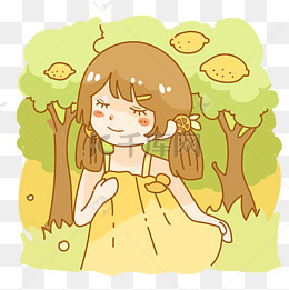 盛夏柠檬少女