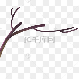 卡通树枝