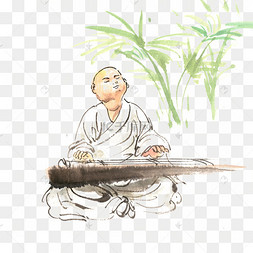 弹古筝