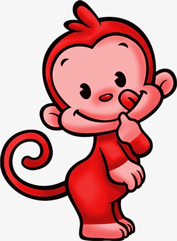 卡通可爱猴子素材图片免费下载_高清装饰图案psd_千库网(图片编号