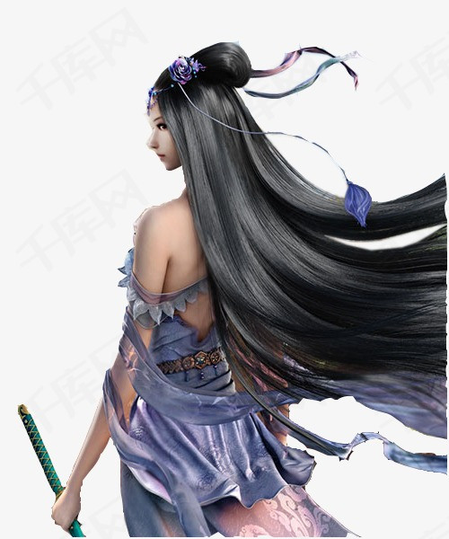 游戏人物,卡通美女