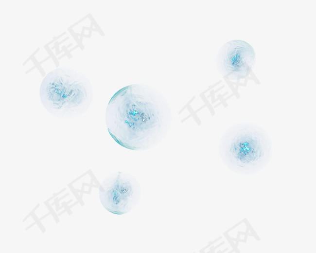 特效炫彩 蓝色气泡素材图片免费下载_高清效果元素png