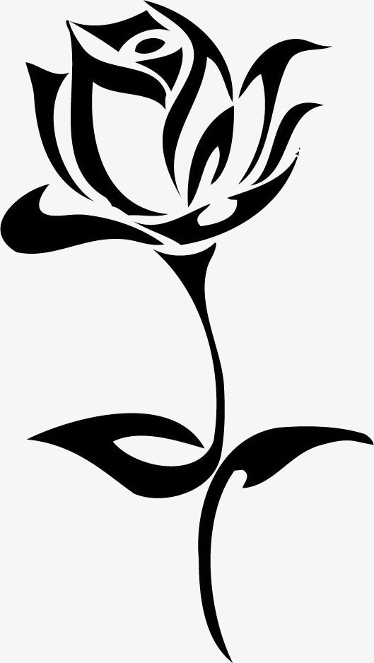 纹身玫瑰花素材图片免费下载_高清边框纹理psd_千库网(图片编号37283)