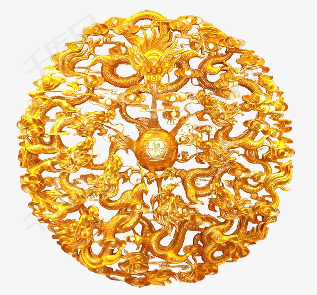 高清金龙图案