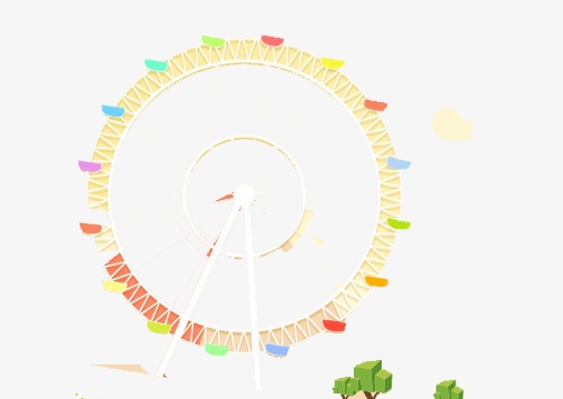 卡通摩天轮