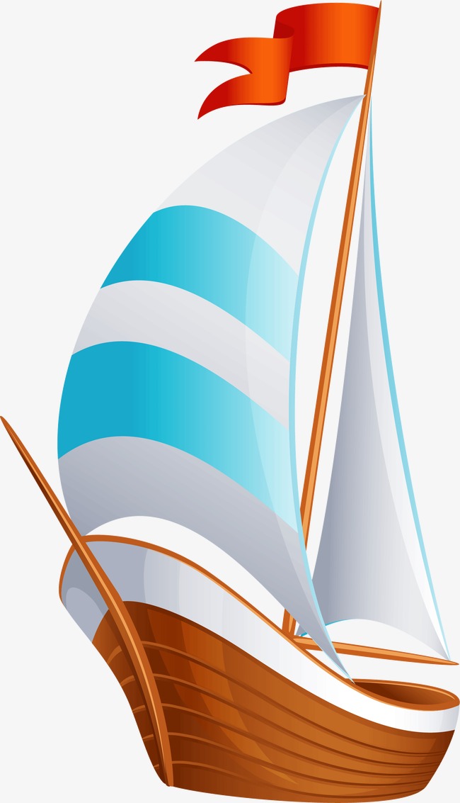 卡通帆船素材图片免费下载_高清装饰图案png