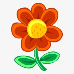 red flower icon