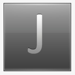 字母j灰色图标