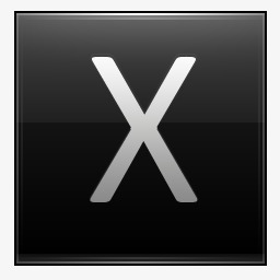 复古做旧立体字字母x免扣艺术字