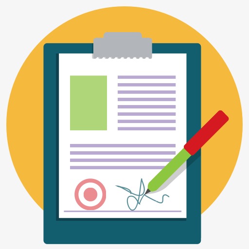 合同文件纸笔标志签名orbicons(免费)素材图片免费下载_高清图标素材png