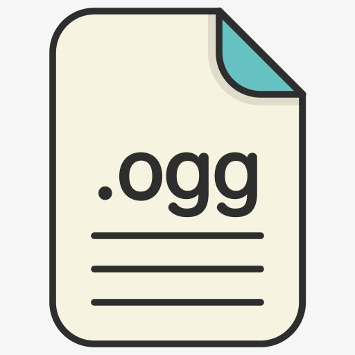 音频文件延伸文件格式OGG文件文件素材图片