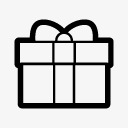 圣诞礼物盒图标礼物gift