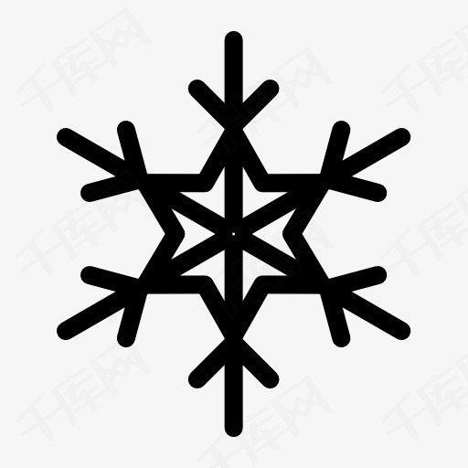 雪花符号图标