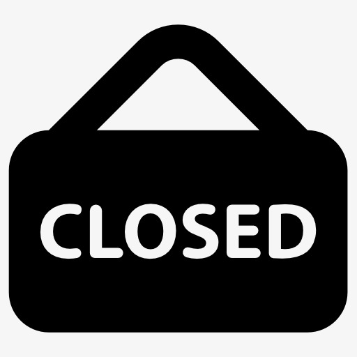 closed标志图标