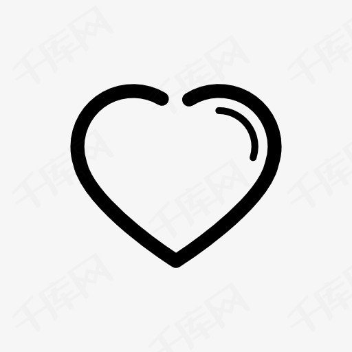 心形标志图标心形heart心