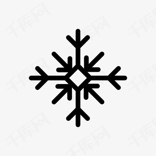 雪花符号图标