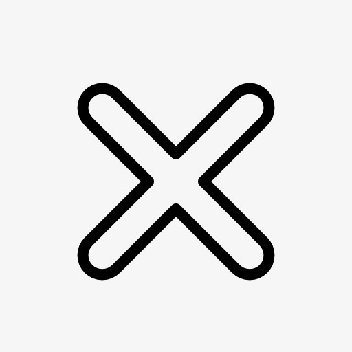 叉号符号图标