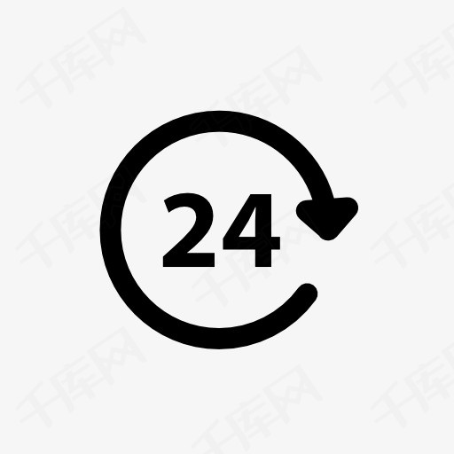24小时客服标志