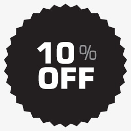 10%折扣标签图标素材图片免费下载_高清png_千库网