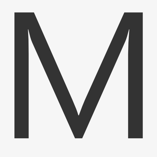 大写字母m icon