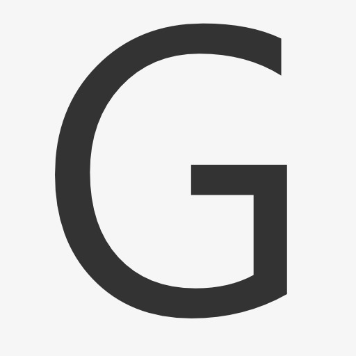 大写字母g icon