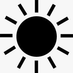 太阳标识图标太阳sun