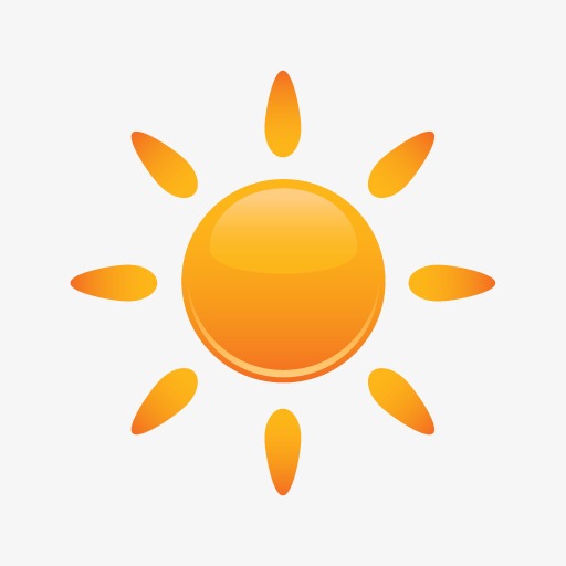 天气晴朗图例图标【高清图标元素png素材】-90设计