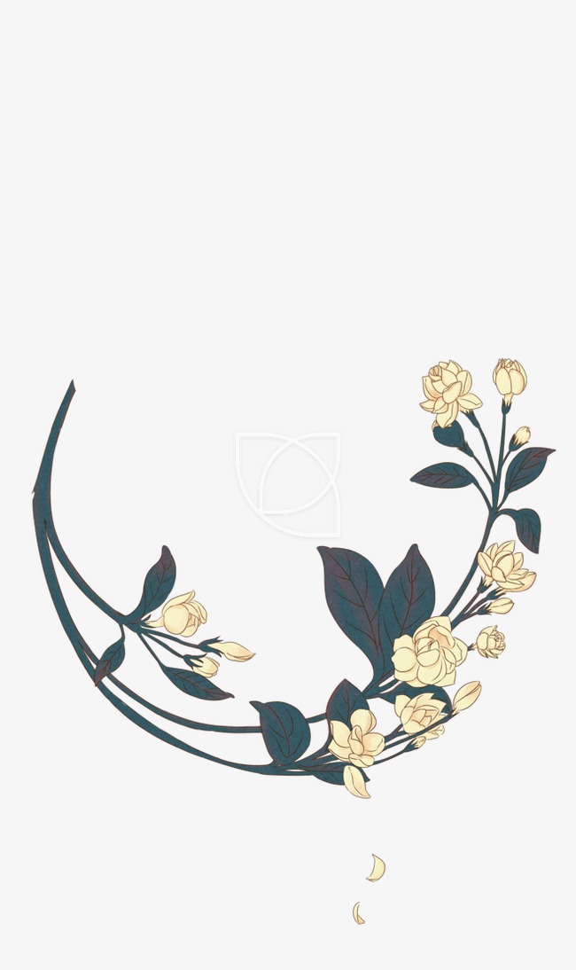 茉莉花背景_茉莉花png素材-90设计