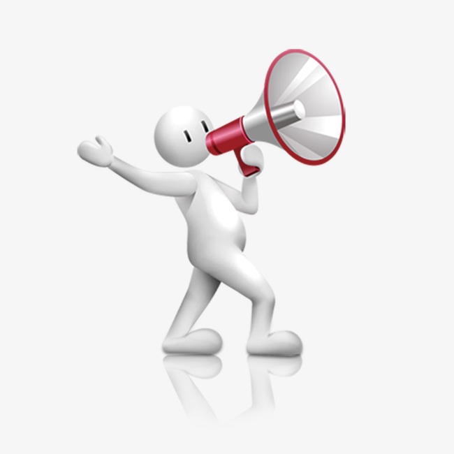 3D小人通知元素素材图片免费下载_高清装饰图案png