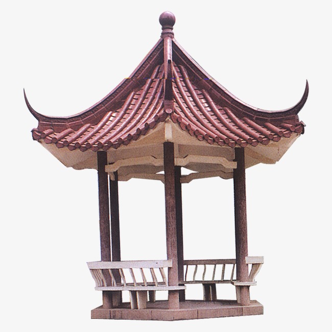 中式亭子png素材-90设计