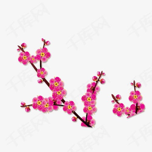 梅花花花枝梅花