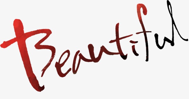 beautiful艺术字