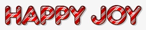 happy字体