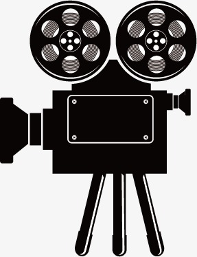 电影 放映机 剪影             此素材是90设计网官方设计出品,均做