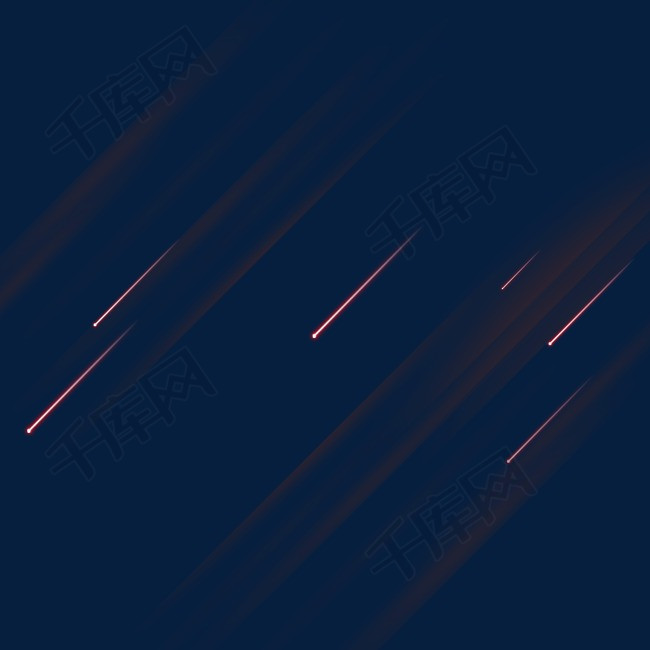      千库网提供流星矢量免抠png