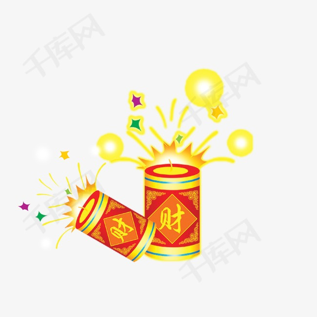 炮竹素材图片免费下载_高清节日素材png_千库网(图片